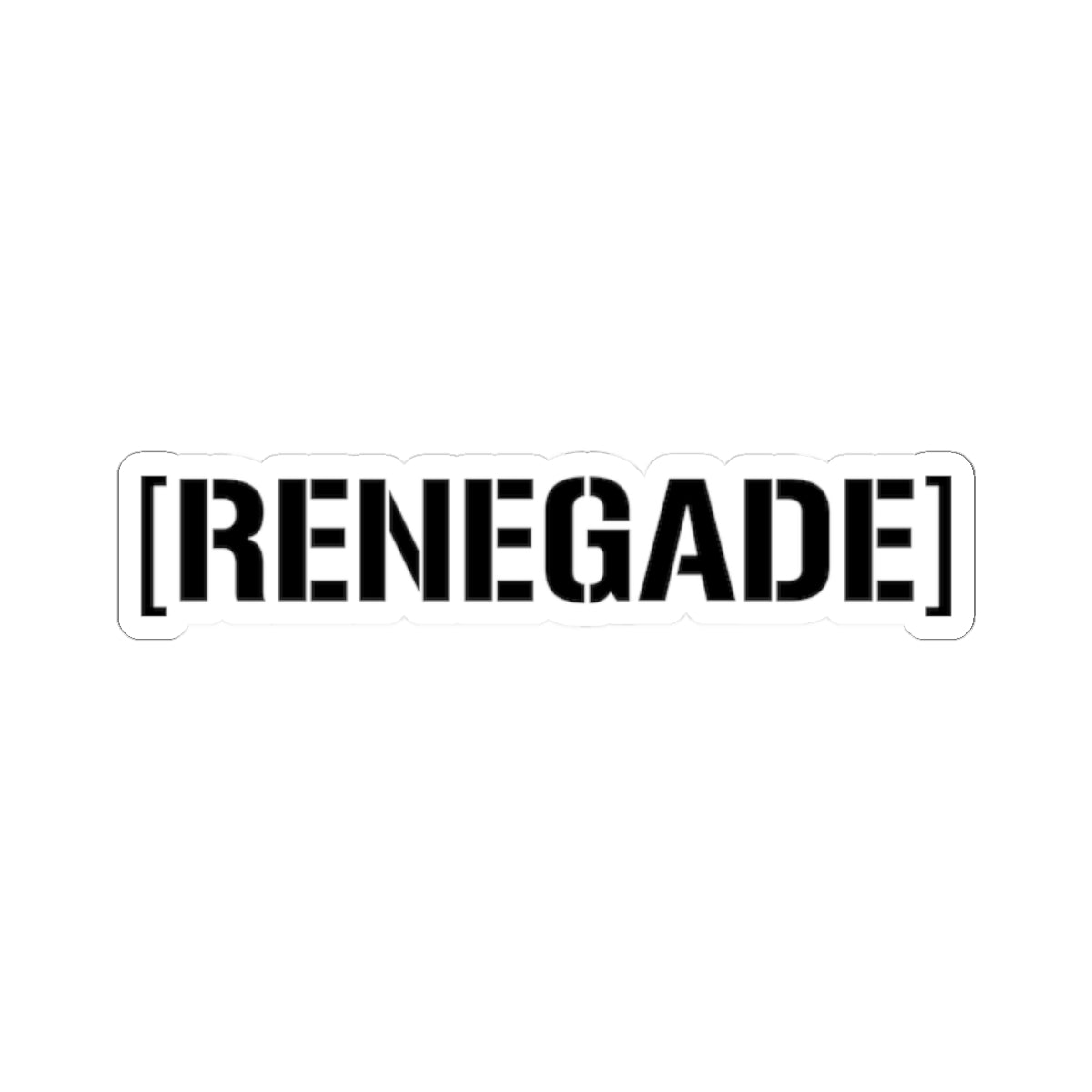 Renegade censor bar stickers