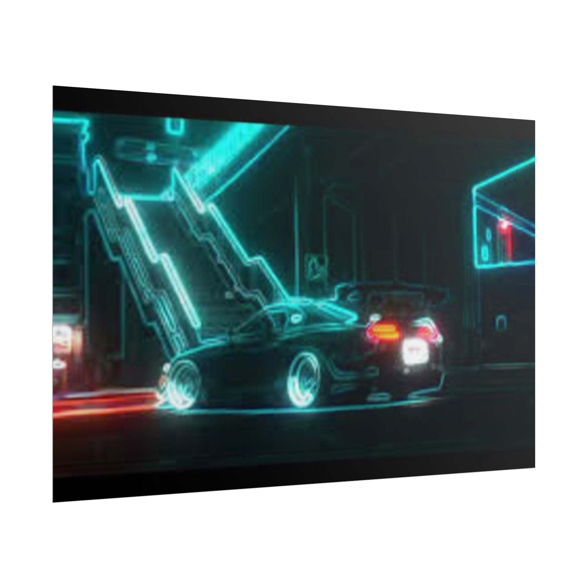 Neon Supra Poster