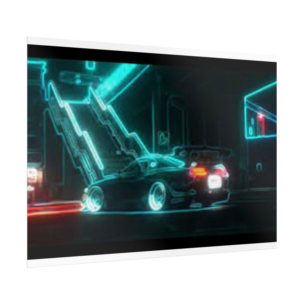 Neon Supra Poster