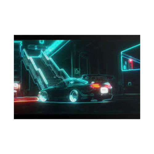 Neon Supra Poster