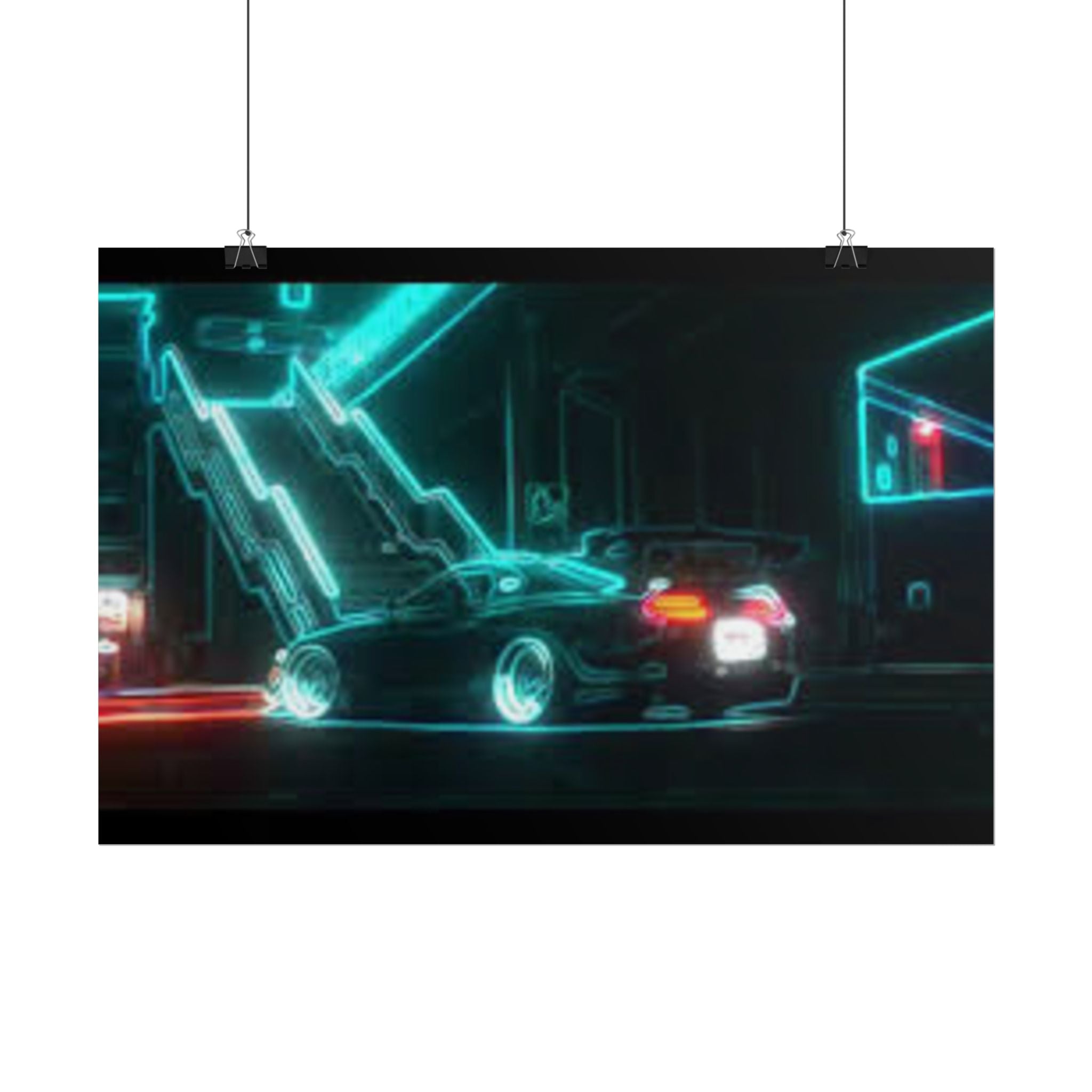 Neon Supra Poster