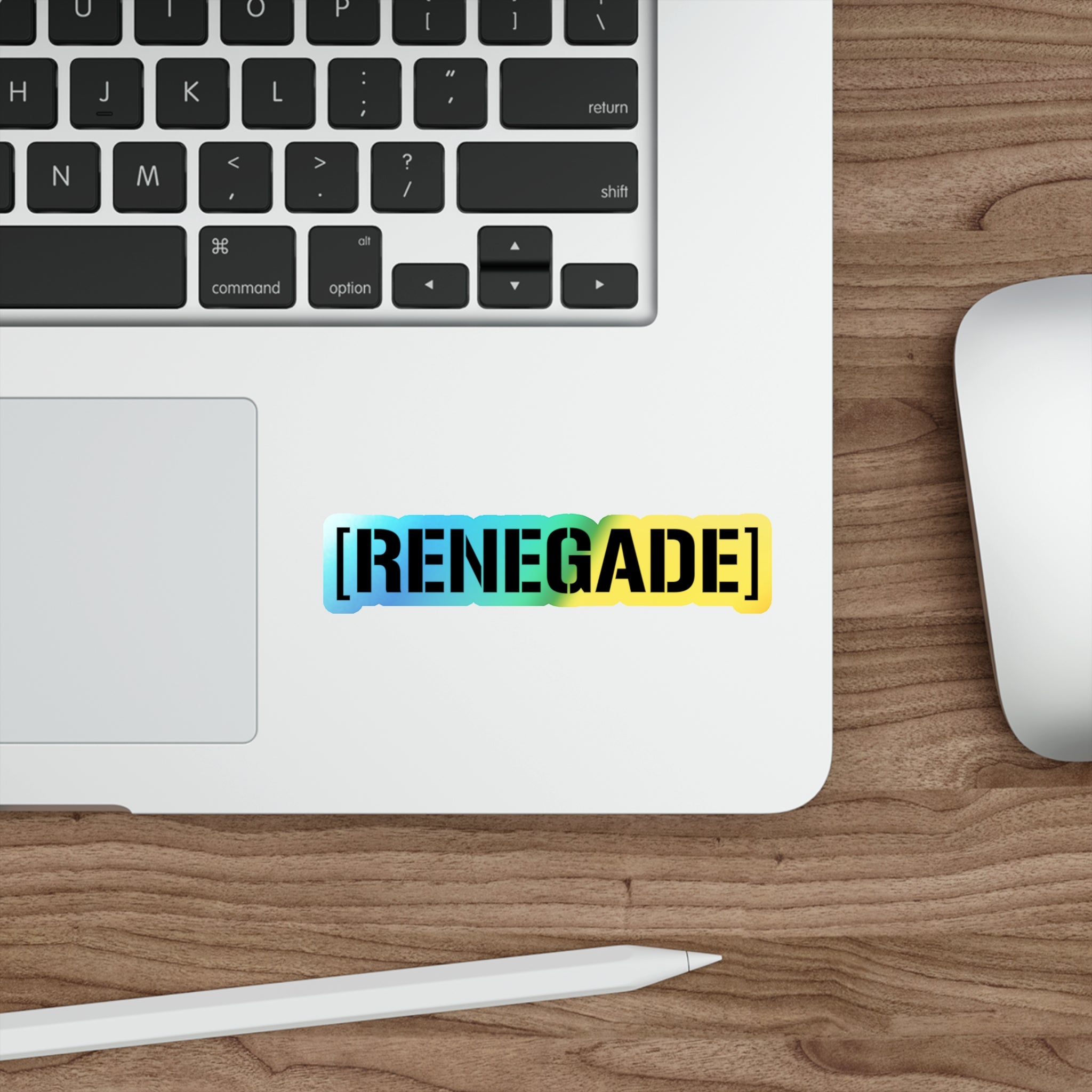 Renegade Holographic Censorbar sticker