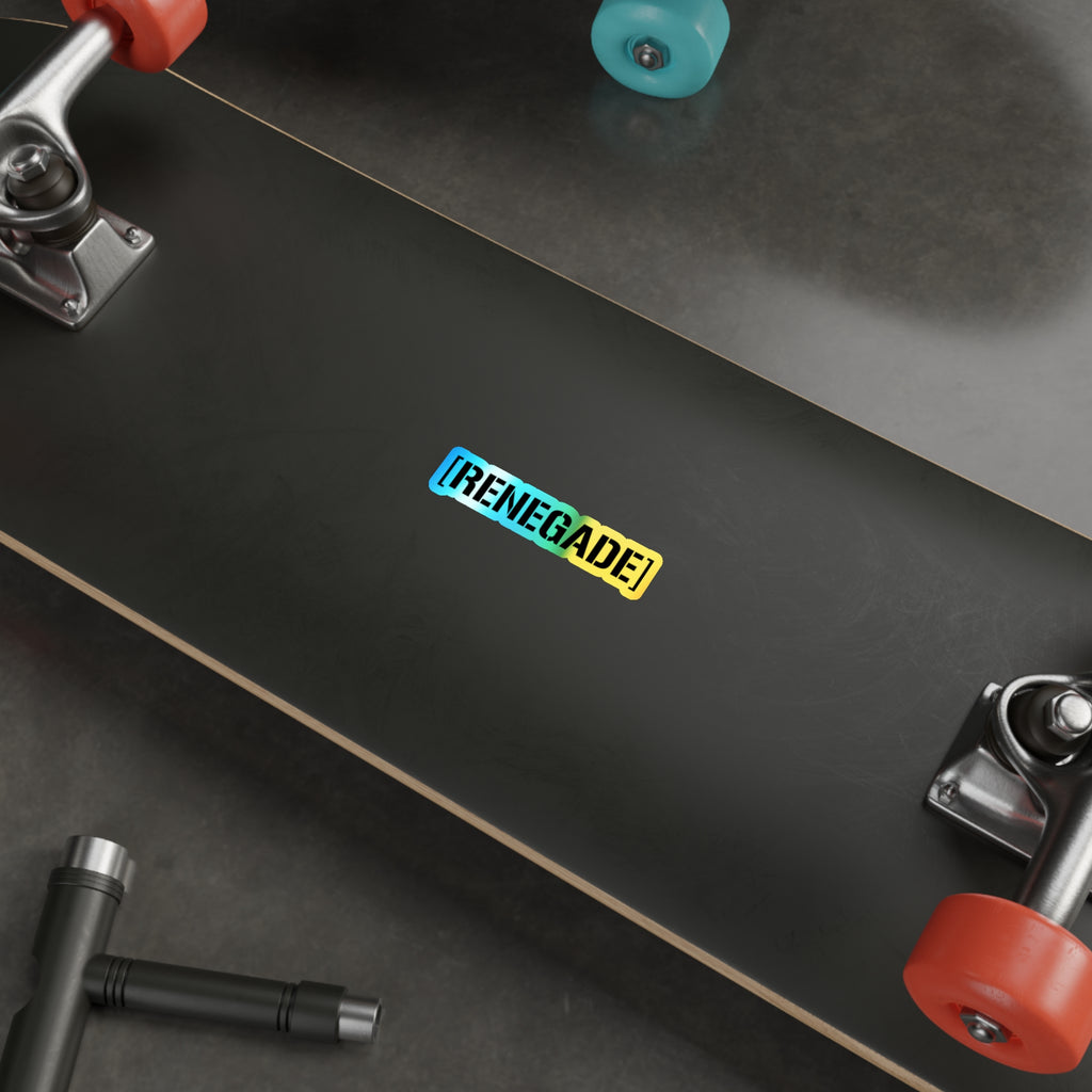 Renegade Holographic Censorbar sticker