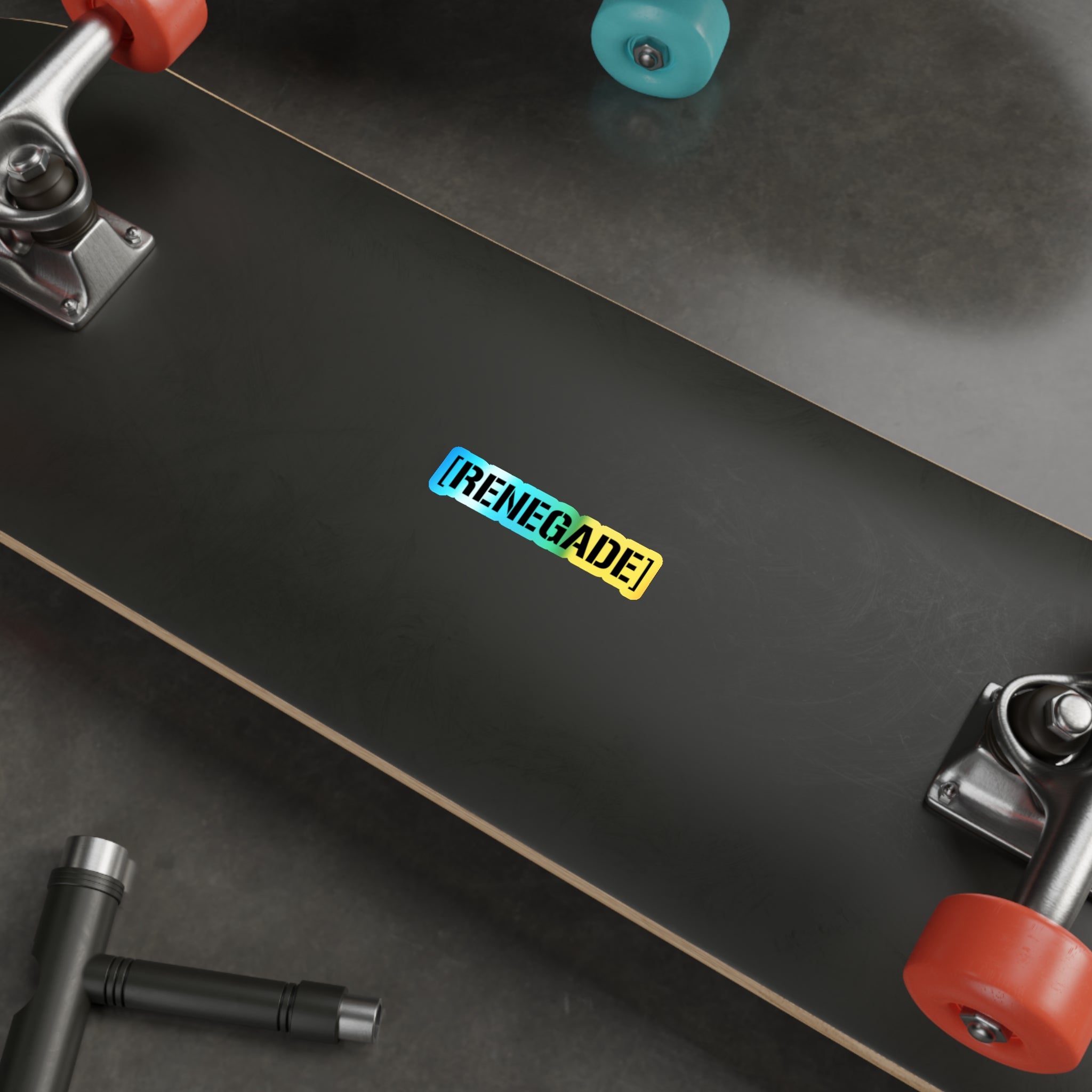 Renegade Holographic Censorbar sticker
