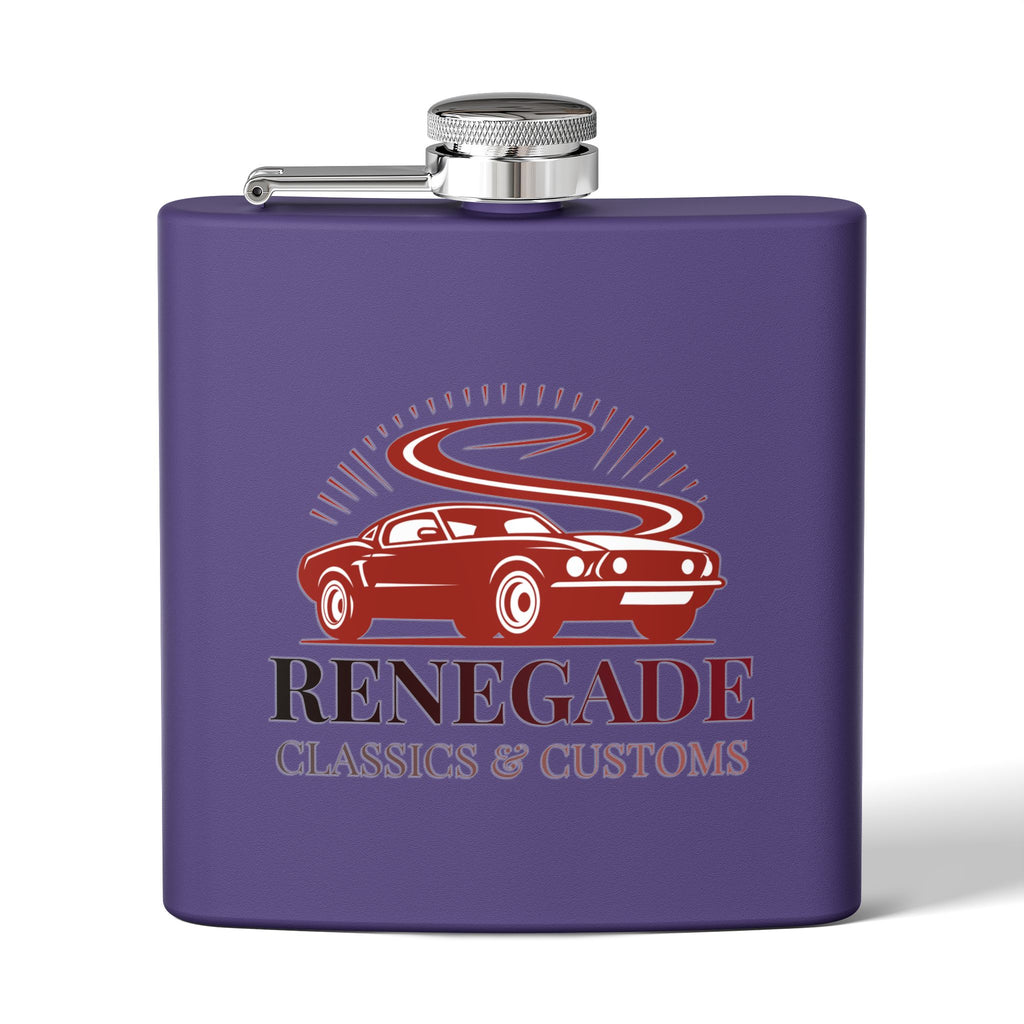 Stainless Steel Flask, 6oz