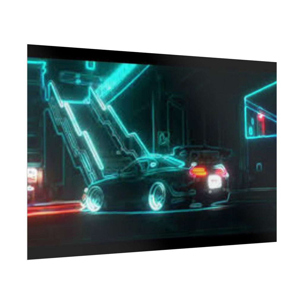 Neon Supra Poster
