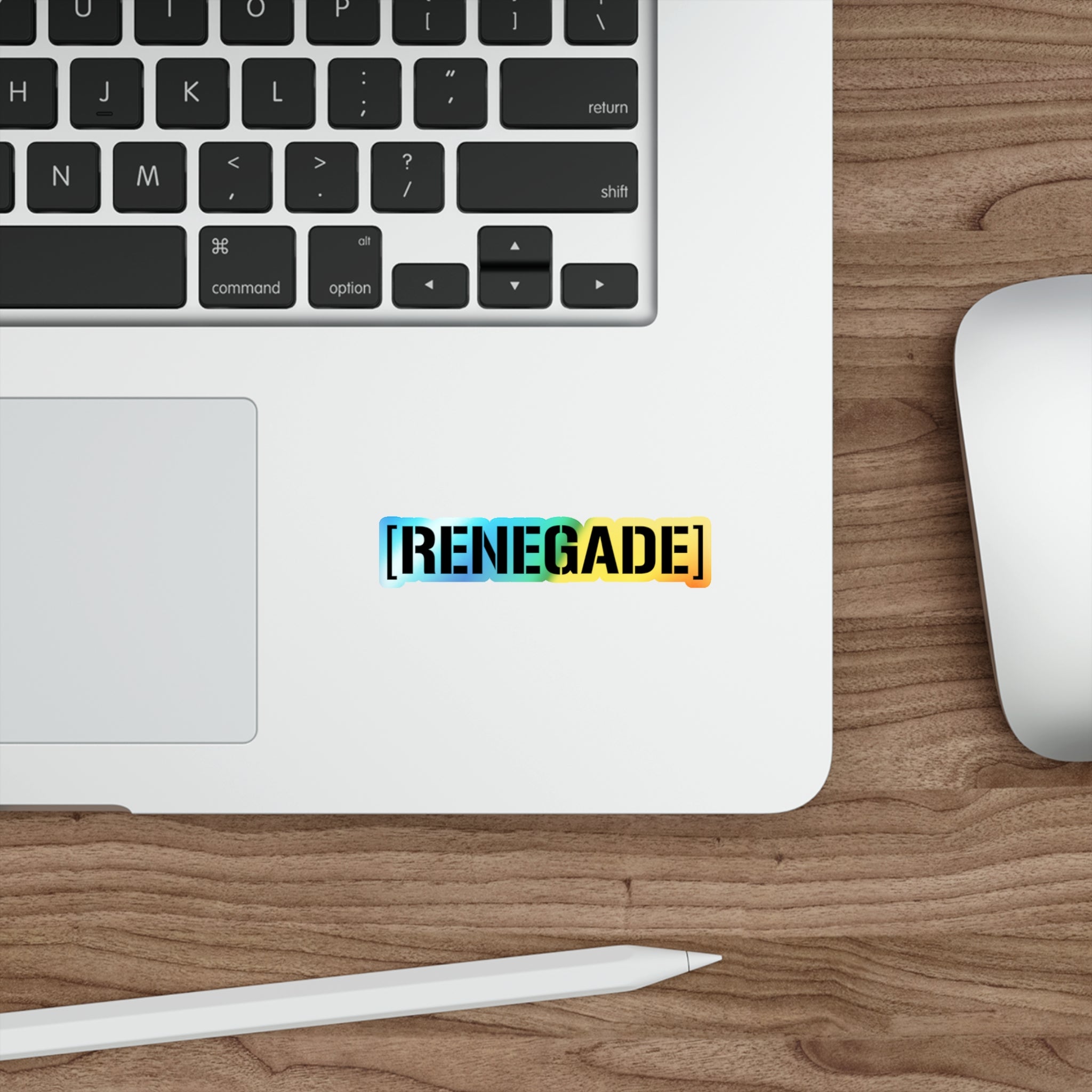 Renegade Holographic Censorbar sticker