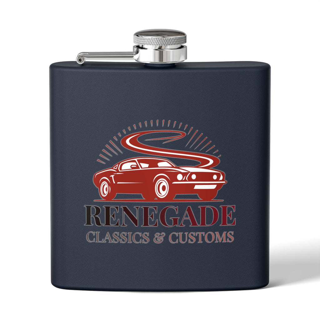 Stainless Steel Flask, 6oz