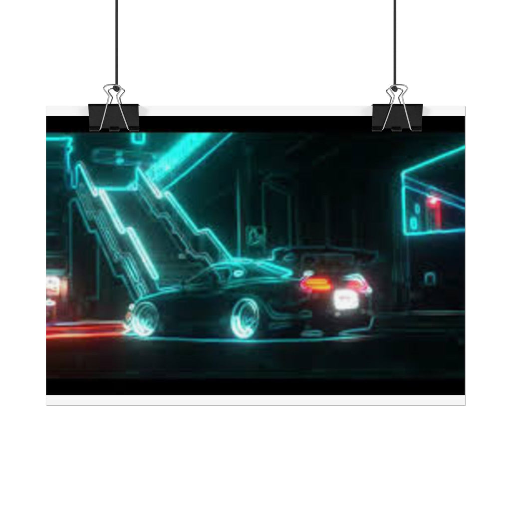 Neon Supra Poster