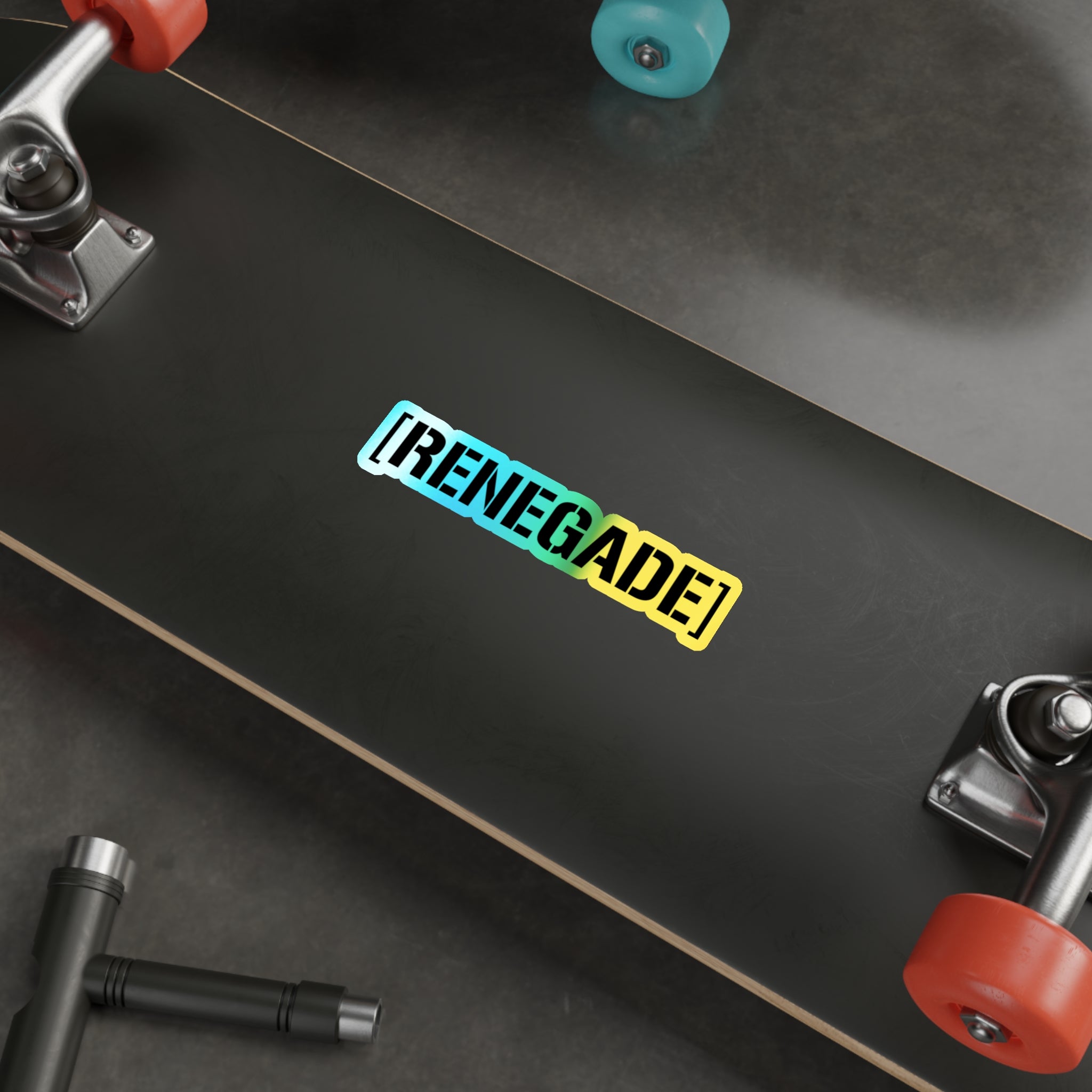 Renegade Holographic Censorbar sticker