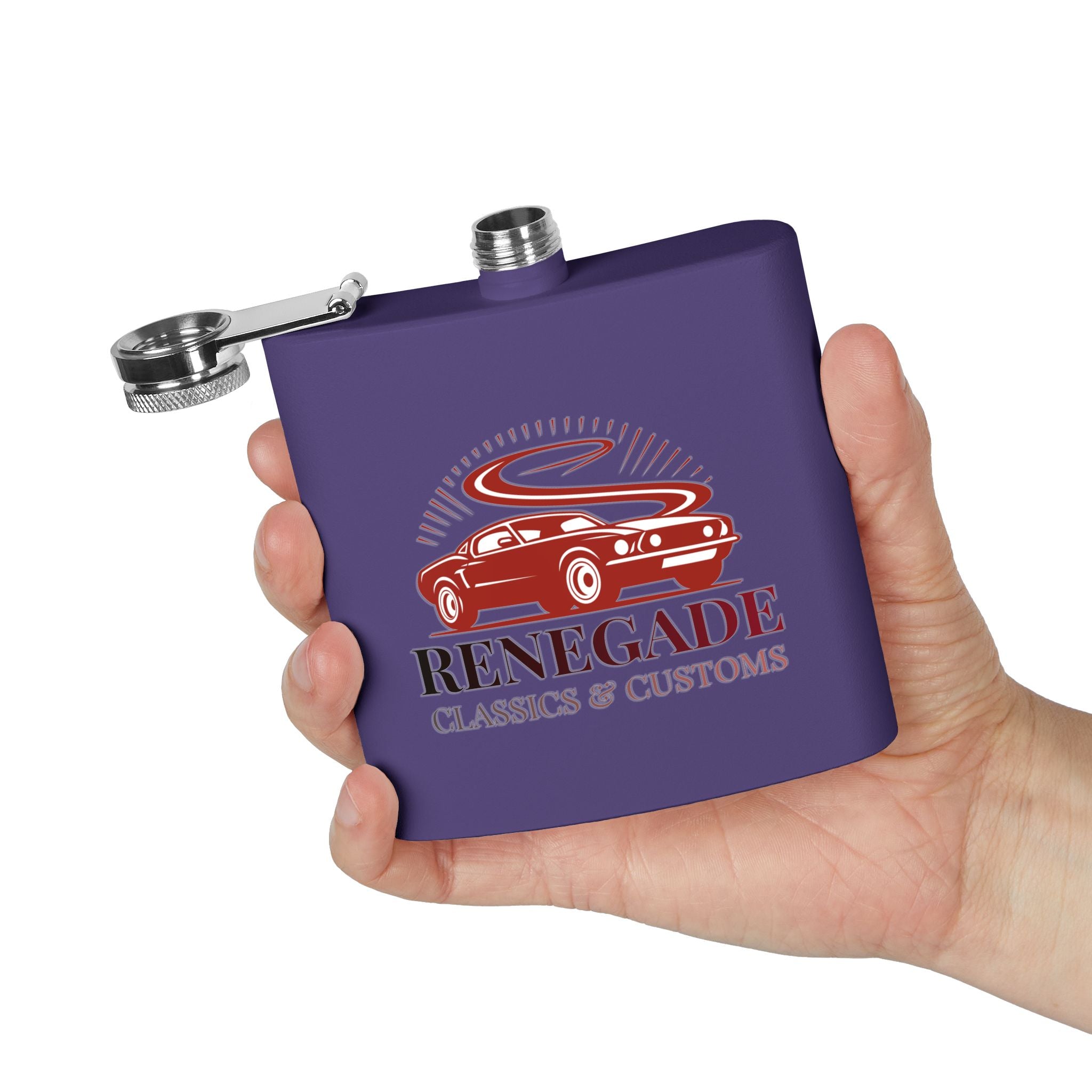 Stainless Steel Flask, 6oz