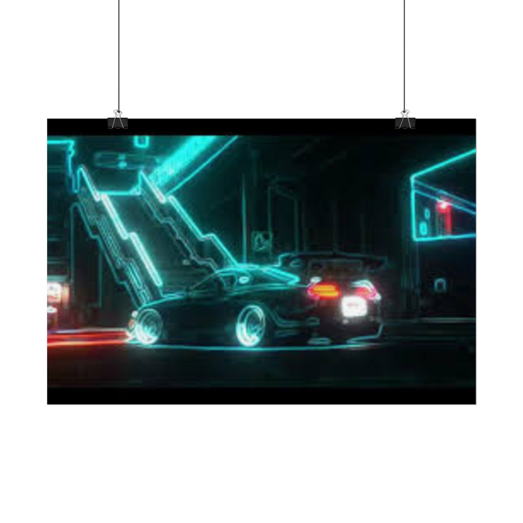 Neon Supra Poster