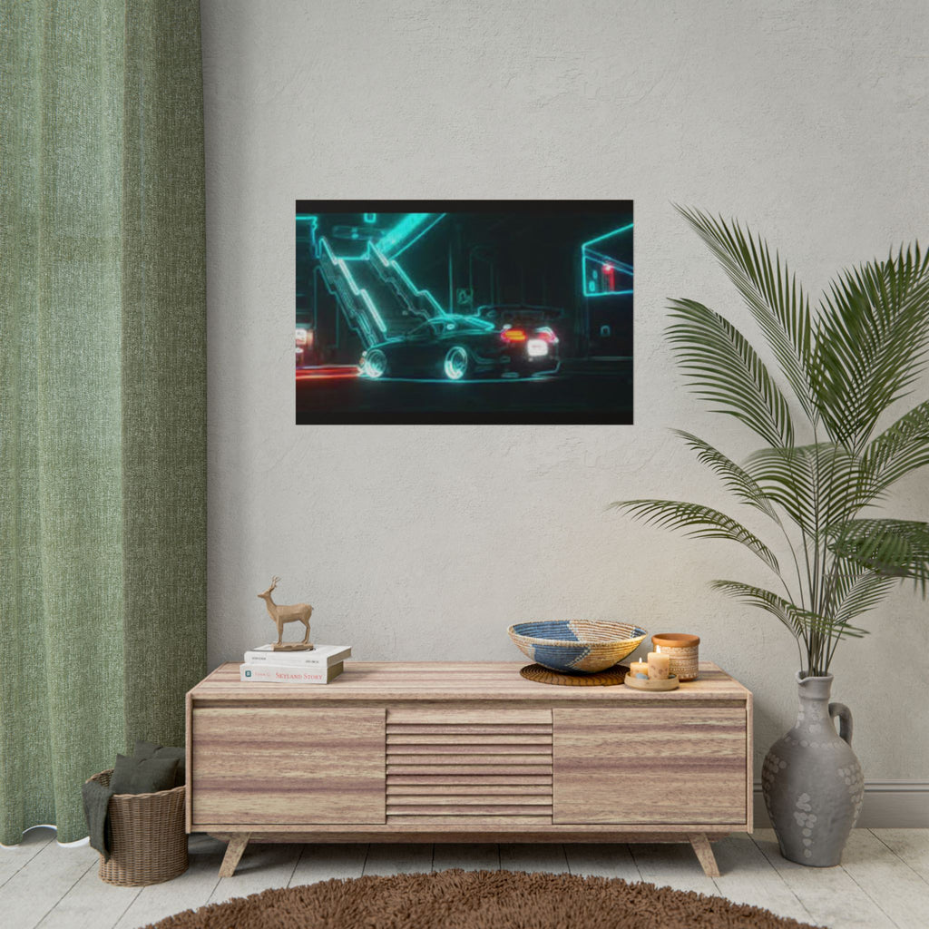 Neon Supra Poster