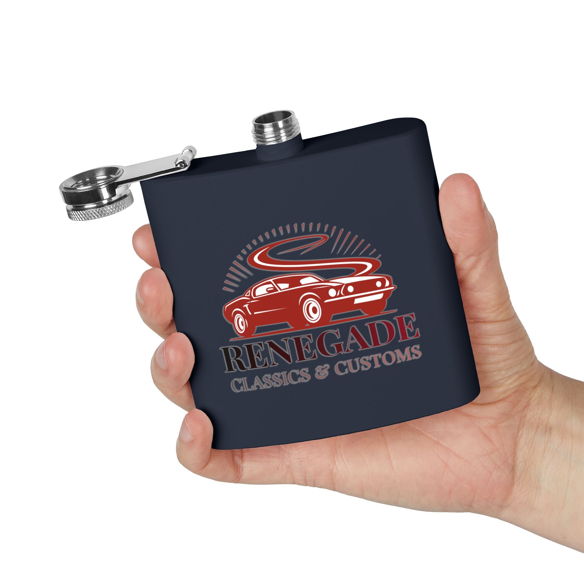 Stainless Steel Flask, 6oz