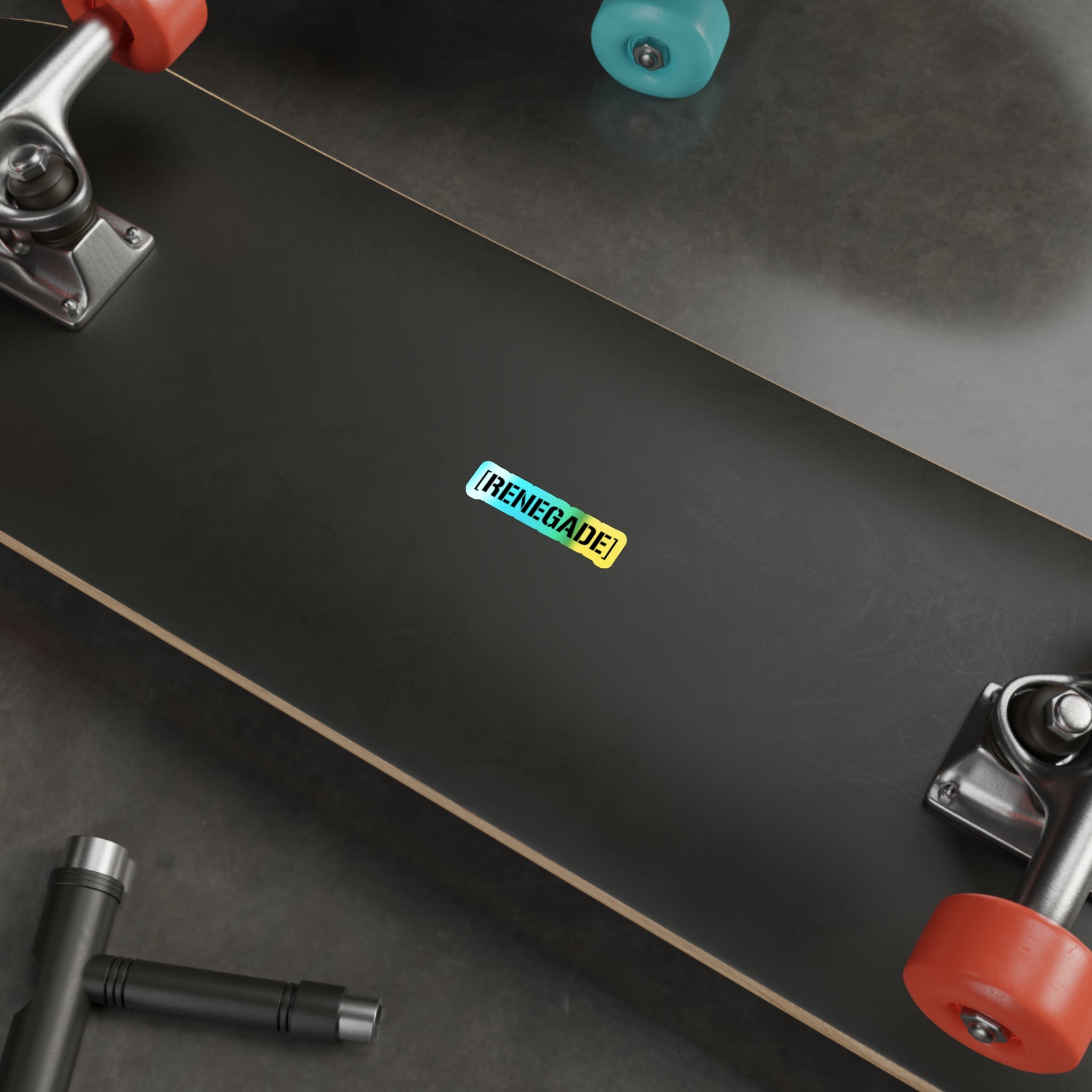 Renegade Holographic Censorbar sticker
